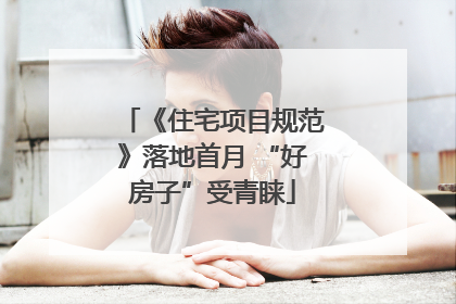 《住宅项目规范》落地首月 “好房子”受青睐