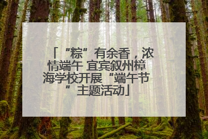 “粽”有余香，浓情端午 宜宾叙州樟海学校开展“端午节”主题活动