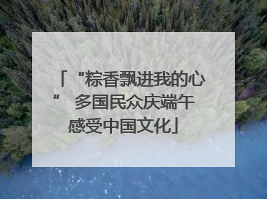 “粽香飘进我的心” 多国民众庆端午感受中国文化