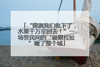 “锦旗我们收下了，水果千万拿回去！”一场警民间的“极限拉扯”暖了整个城