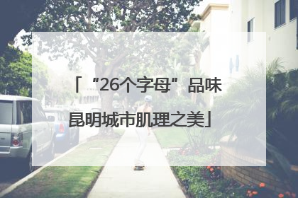 “26个字母”品味昆明城市肌理之美