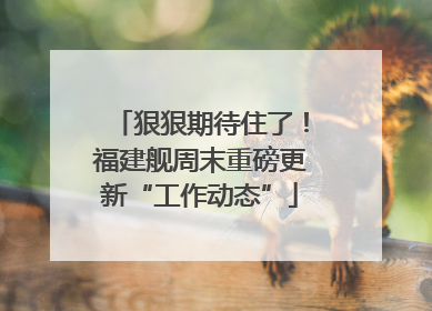 狠狠期待住了！福建舰周末重磅更新“工作动态”