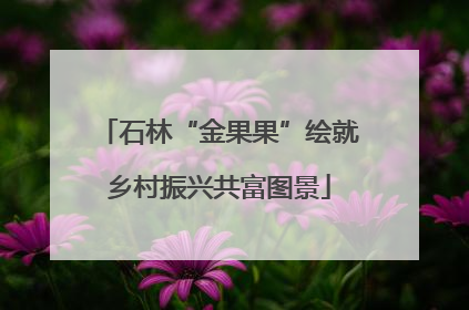 石林“金果果”绘就乡村振兴共富图景