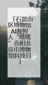 石景山区博物馆AI数智人“噗噗”亮相北京市博物馆科技月