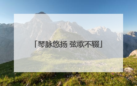 琴脉悠扬 弦歌不辍