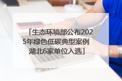 生态环境部公布2025年绿色低碳典型案例 湖北6家单位入选