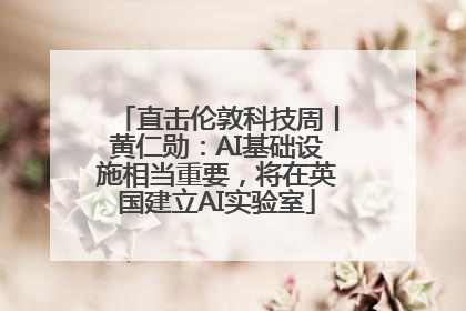 直击伦敦科技周丨黄仁勋：AI基础设施相当重要，将在英国建立AI实验室