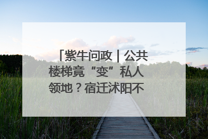 紫牛问政｜公共楼梯竟“变”私人领地？宿迁沭阳不动产登记引质疑