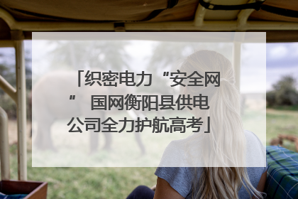 织密电力“安全网” 国网衡阳县供电公司全力护航高考