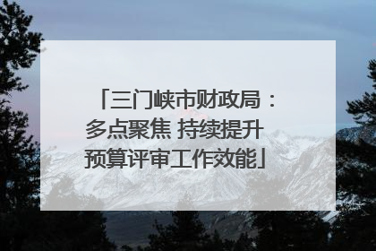 三门峡市财政局：多点聚焦 持续提升预算评审工作效能