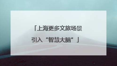 上海更多文旅场景引入“智慧大脑”