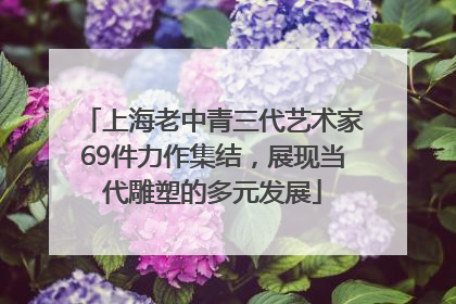 上海老中青三代艺术家69件力作集结，展现当代雕塑的多元发展