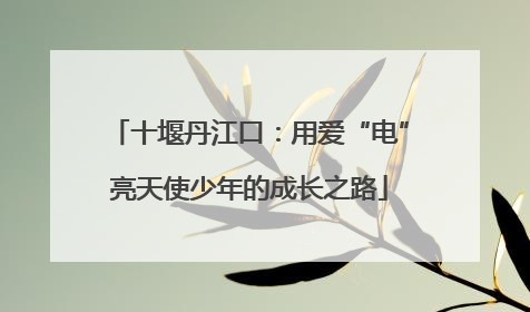 十堰丹江口：用爱“电”亮天使少年的成长之路