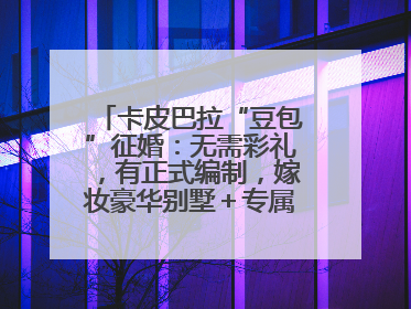 卡皮巴拉“豆包”征婚：无需彩礼，有正式编制，嫁妆豪华别墅＋专属泳池！