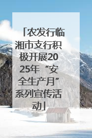 农发行临湘市支行积极开展2025年“安全生产月”系列宣传活动