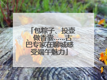 包粽子、投壶、做香囊……古巴专家在聊城感受端午魅力