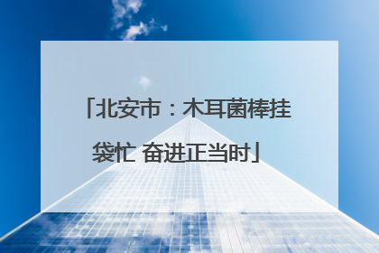 北安市：木耳菌棒挂袋忙 奋进正当时