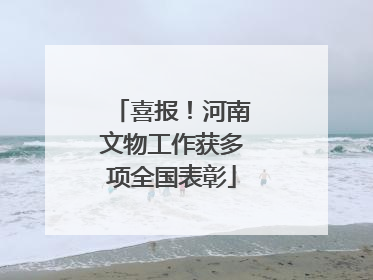 喜报！河南文物工作获多项全国表彰
