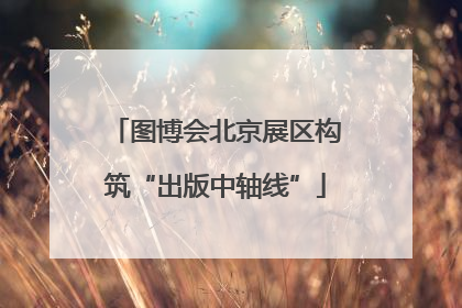 图博会北京展区构筑“出版中轴线”