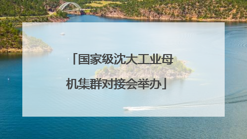 国家级沈大工业母机集群对接会举办