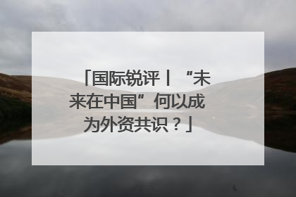 国际锐评丨“未来在中国”何以成为外资共识？