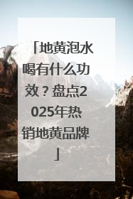 地黄泡水喝有什么功效？盘点2025年热销地黄品牌
