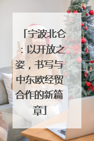 宁波北仑：以开放之姿，书写与中东欧经贸合作的新篇章