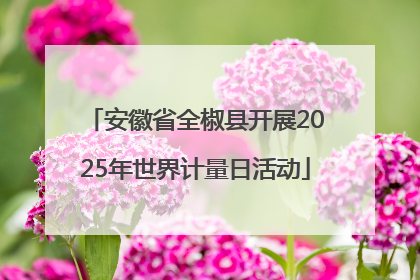 安徽省全椒县开展2025年世界计量日活动