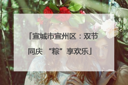 宣城市宣州区：双节同庆 “粽”享欢乐