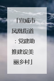 宣威市凤凰街道：党建助推建设美丽乡村
