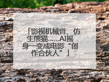 影视机械臂、仿生熊猫……AI摇身一变成电影“创作合伙人”