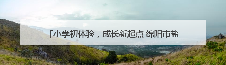 小学初体验，成长新起点 绵阳市盐亭县岐伯幼儿园开展参观小学活动