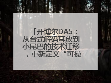 开博尔DA5：从台式解码耳放到小尾巴的技术迁移，重新定义“可操控的便携HiFi解码耳放”