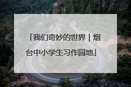 我们奇妙的世界｜烟台中小学生习作园地