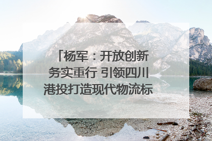 杨军：开放创新 务实重行 引领四川港投打造现代物流标杆｜致敬2024四川经济影响力人物