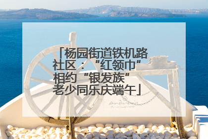 杨园街道铁机路社区：“红领巾”相约“银发族” 老少同乐庆端午