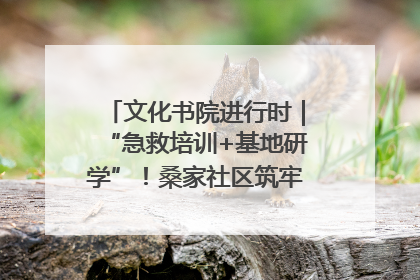 文化书院进行时｜“急救培训+基地研学”！桑家社区筑牢居民健康防线