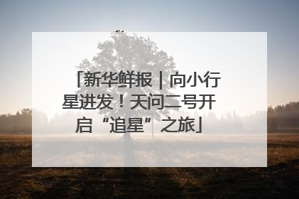 新华鲜报｜向小行星进发！天问二号开启“追星”之旅