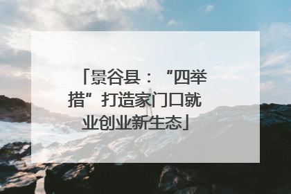 景谷县：“四举措”打造家门口就业创业新生态