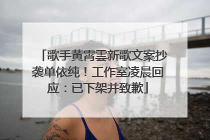 歌手黄霄雲新歌文案抄袭单依纯！工作室凌晨回应：已下架并致歉