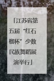 江苏省第五届“红石榴杯”少数民族舞蹈展演举行