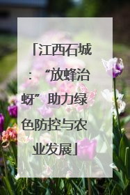 江西石城：“放蜂治蚜”助力绿色防控与农业发展