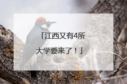 江西又有4所大学要来了！