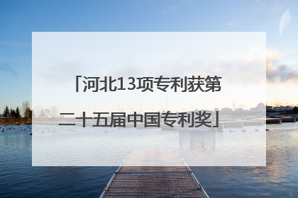 河北13项专利获第二十五届中国专利奖