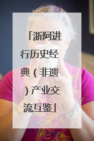 浙阿进行历史经典（非遗）产业交流互鉴
