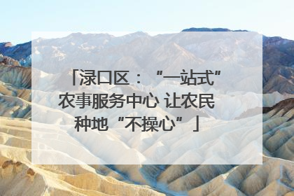 渌口区：“一站式”农事服务中心 让农民种地“不操心”