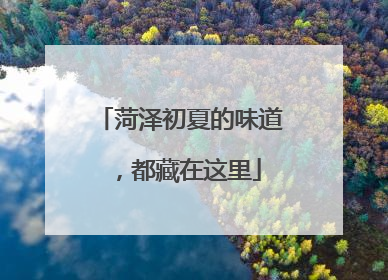 菏泽初夏的味道，都藏在这里