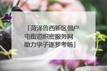 菏泽鲁西新区佃户屯街道织密服务网 助力学子逐梦考场