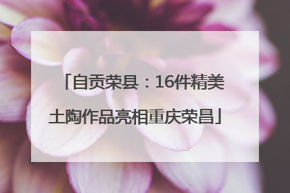 自贡荣县：16件精美土陶作品亮相重庆荣昌