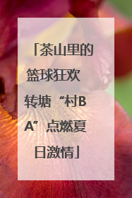 茶山里的篮球狂欢 转塘“村BA”点燃夏日激情